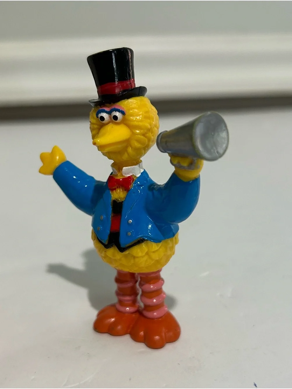 JHP Vintage Sesame Street Cowboy Big Bird Circus Big Bird Caketoppers Lot Of 2
